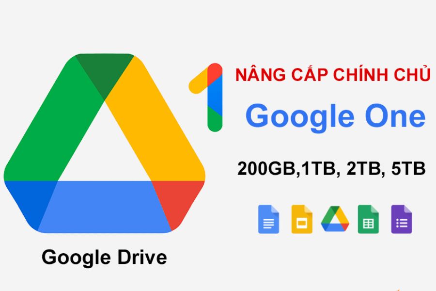 Nâng Cấp Google One Giá Rẻ