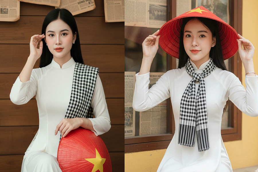 Hướng Dẫn Tạo Ảnh Áo Dài Nàng Thơ Chủ Đề Tôi Yêu Việt Nam bằng Gemini