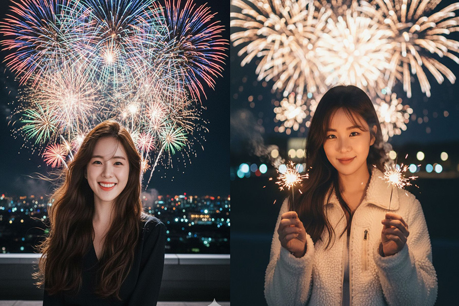 Cách tạo ảnh pháo hoa 2026 siêu nét, siêu thực bằng Gemini AI