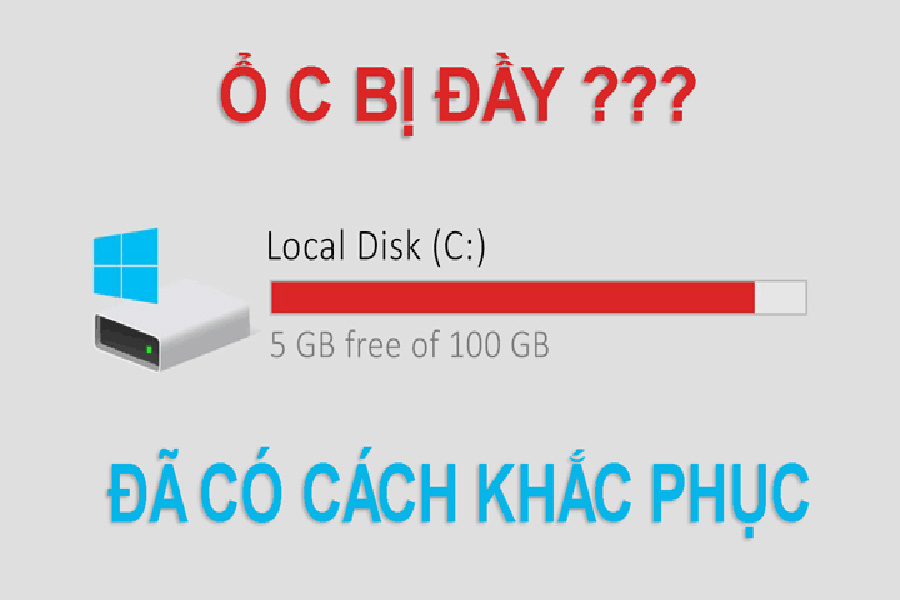 Ổ C Báo Đỏ Liên Tục? Áp Dụng Ngay Các Cách Tối Ưu Này