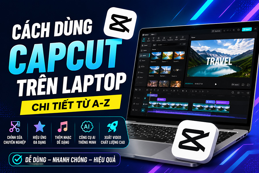 Cách Dùng CapCut Laptop Đơn Giản, Edit Video Nhanh Và Chuyên Nghiệp