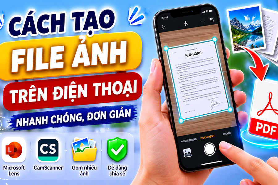Tạo File Ảnh Trên Điện Thoại Dễ Hơn Bạn Nghĩ - Xem Ngay