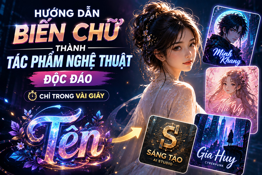 Hướng Dẫn Biến Chữ Thành Tác Phẩm Nghệ Thuật Độc Đáo Chỉ Trong Vài Giây