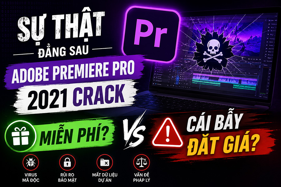 Sự Thật Đằng Sau Adobe Premiere Pro 2021 Crack: Miễn Phí Hay Cái Bẫy Đắt Giá?