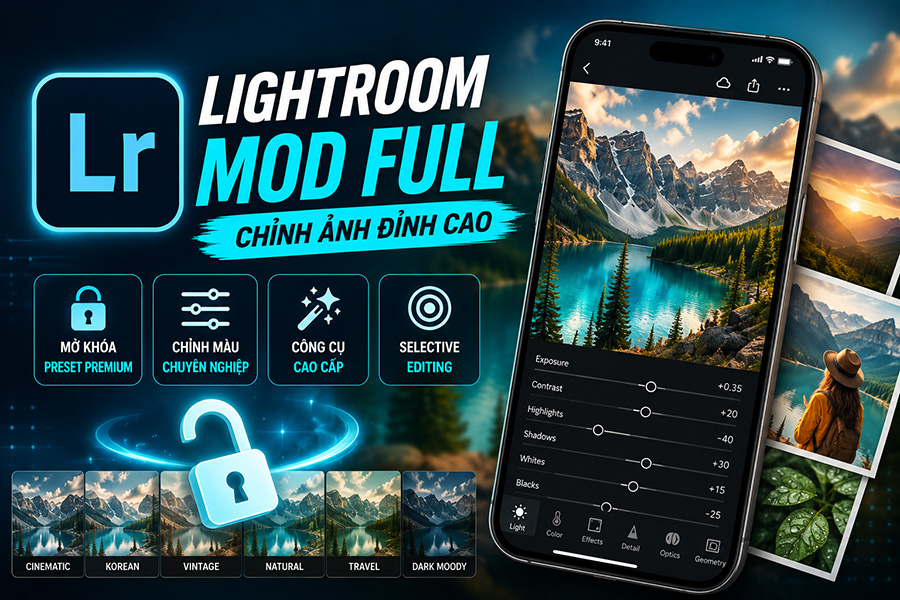 Vì Sao Lightroom Mod Full Lại Được Nhiều Người Săn Đón Đến Vậy?
