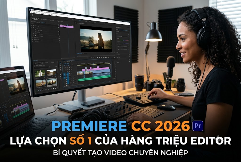 Premiere CC 2026: Vì Sao Đây Vẫn Là Lựa Chọn Số 1 Của Hàng Triệu Editor?