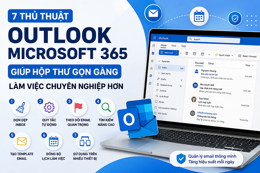 7 Thủ Thuật Outlook Microsoft 365 Giúp Hộp Thư Gọn Gàng, Làm Việc Chuyên Nghiệp Hơn