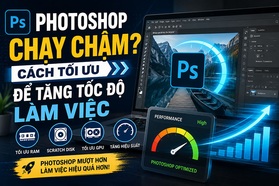 Photoshop Chạy Chậm? Cách Tối Ưu Để Tăng Tốc Độ Làm Việc