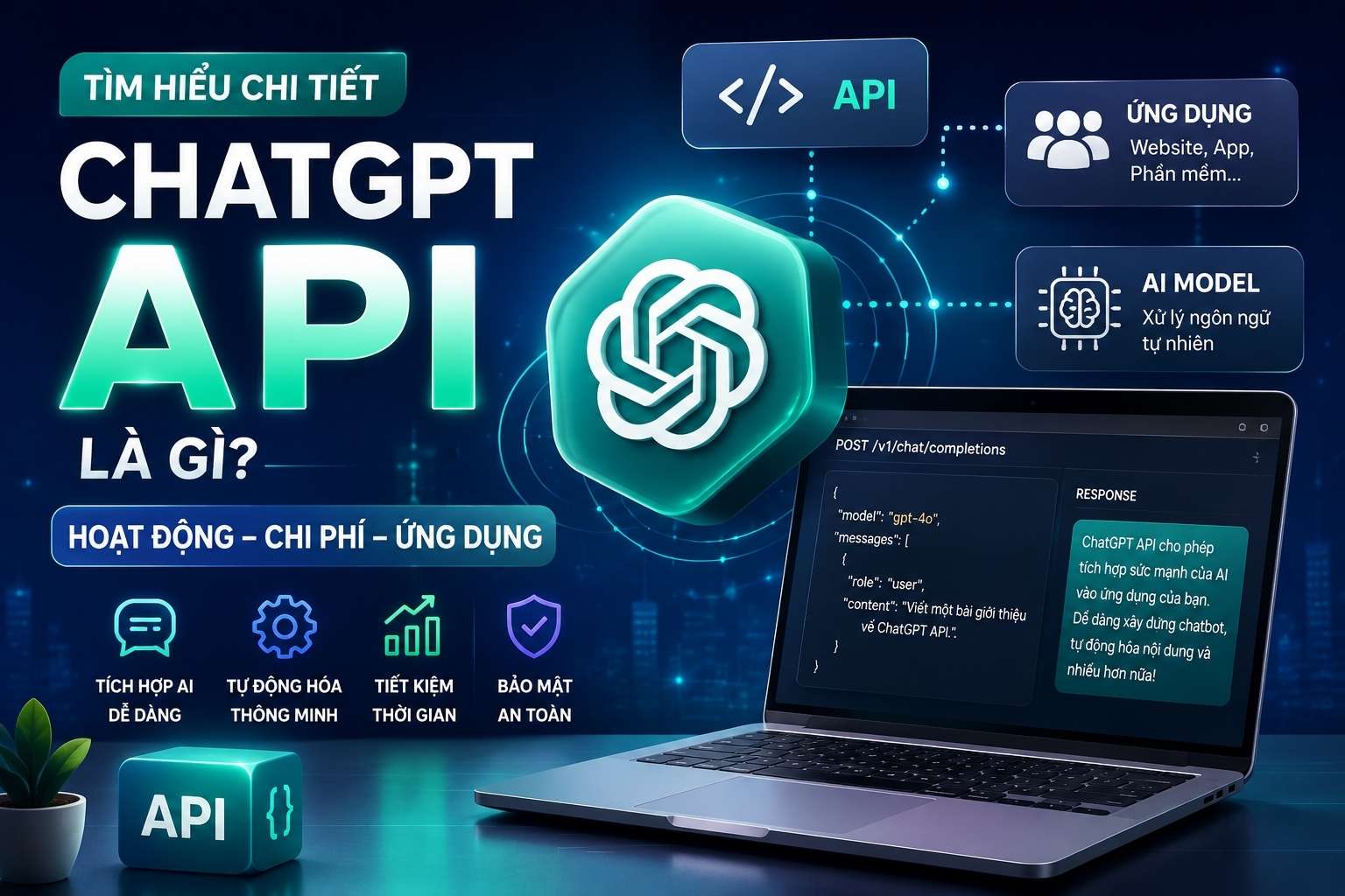 Tìm Hiểu ChatGPT API: Cách Hoạt Động, Chi Phí Và Ứng Dụng Thực Tế