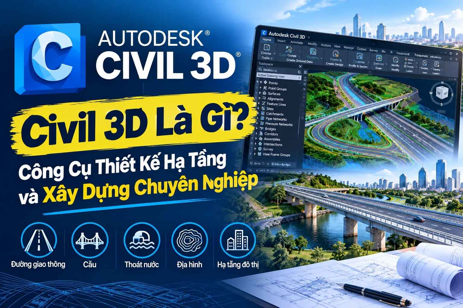 Civil 3D Là Gì? Công Cụ Thiết Kế Hạ Tầng Và Xây Dựng Chuyên Nghiệp