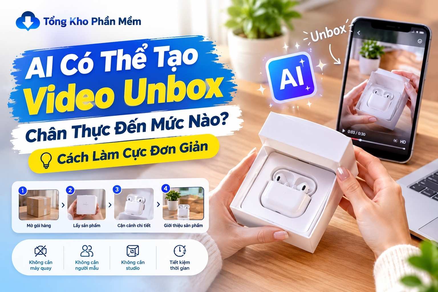 AI Có Thể Tạo Video Unbox Chân Thực Đến Mức Nào? Cách Làm Cực Đơn Giản