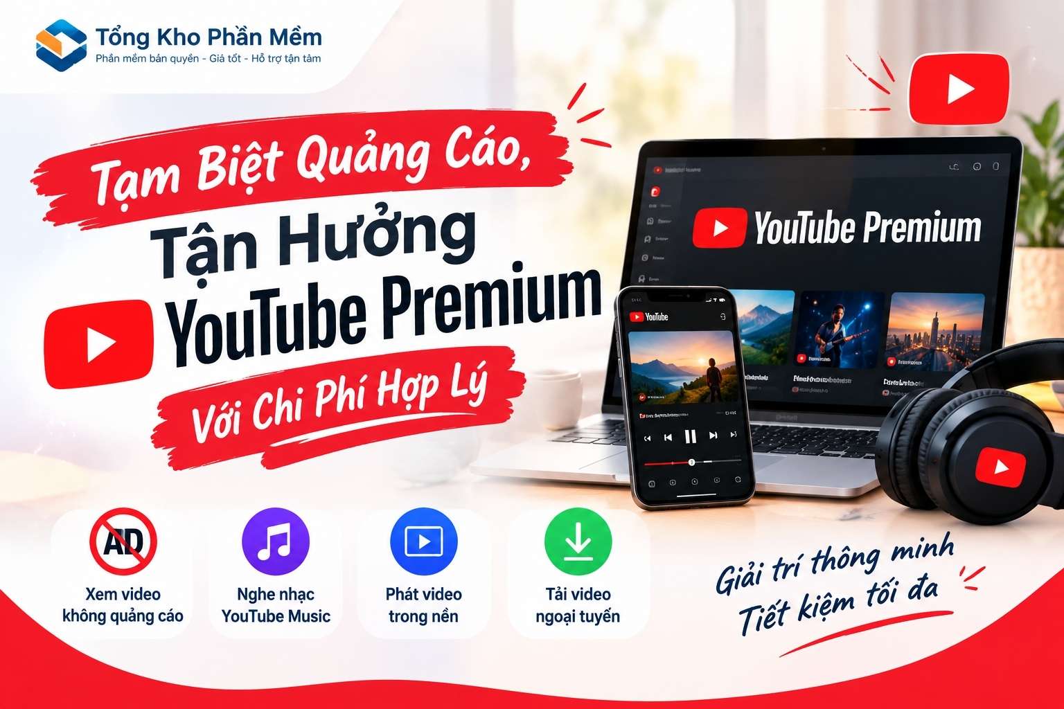 Tạm Biệt Quảng Cáo, Tận Hưởng YouTube Premium Với Chi Phí Hợp Lý