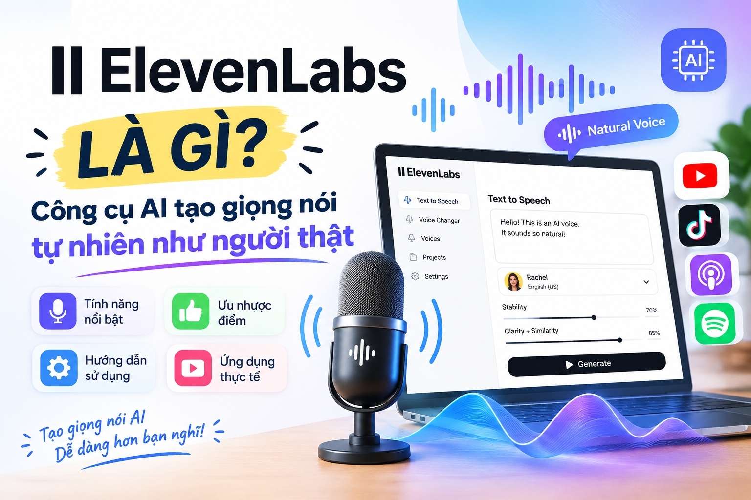 ElevenLabs Là Gì Mà Khiến Giọng AI Nghe Như Người Thật?