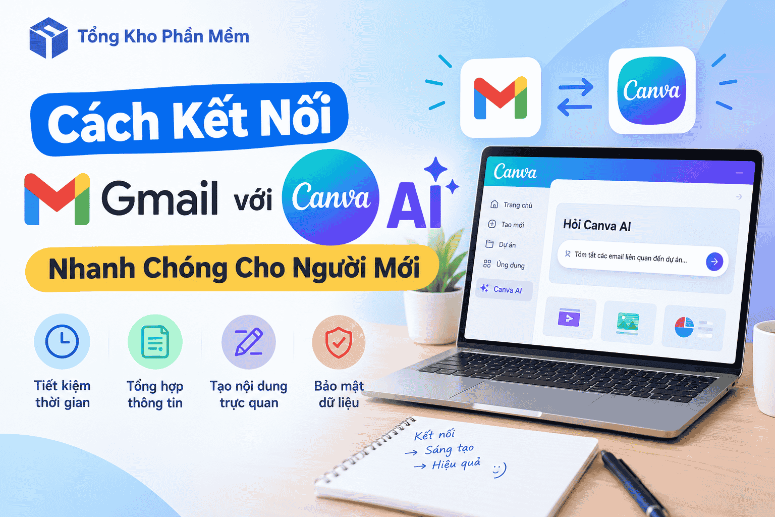 Cách Kết Nối Gmail Với Canva AI Nhanh Chóng Cho Người Mới